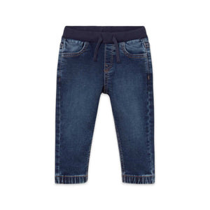 Mayoral Baby Boy Soft Denim Joggers ~ Dark Wash