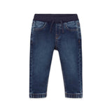 Mayoral Baby Boy Soft Denim Joggers ~ Dark Wash