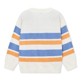 Mayoral Boys Striped Knit Sweater ~ Peach