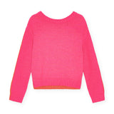 Molo Giada Knit Sweater 7-12 ~ Shocking Fiery