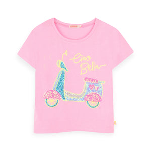 Billieblush Sequin Scooter s/s Tee ~ Pink