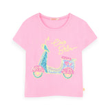 Billieblush Sequin Scooter s/s Tee ~ Pink