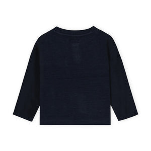 Mayoral Baby Boy Thermal Henley w/ Pocket ~ Navy