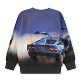 Molo Mattis Sweatshirt ~ Car Blue
