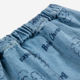Bobo Choses Baby Pickles The Dog Denim Shirt & Pants Set ~ Prussian Blue