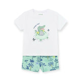 Mayoral Baby Boy T-Shirt & Swim Shorts Set ~ Alligator/Aqua
