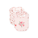 Magnetic Me Cotton Reversible Bib ~ Bouquet de Fleurs