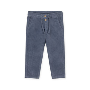 Mayoral Baby Boy Micro-Cord Lined Pants ~ Blue Whale