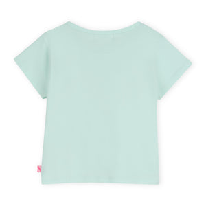Billieblush Sequin Enjoy Graphic s/s T-shirt ~ Sea Green