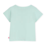 Billieblush Sequin Enjoy Graphic s/s T-shirt ~ Sea Green