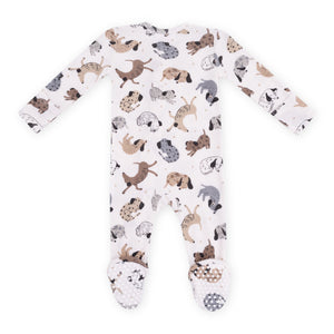 Angel Dear 2 Way Zipper Thermal Footie ~ Cozy Pups