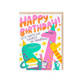 Egg Press Birthday Card ~ Dino Party