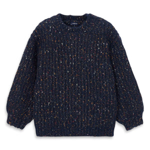 Mayoral Boys Tweed Knit Sweater ~ Ink