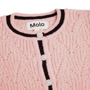 Molo Baby Gady Knit Cardigan ~ Petal Blush