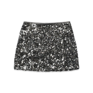 MIA New York Sequin Skort 7-12 ~ Silver