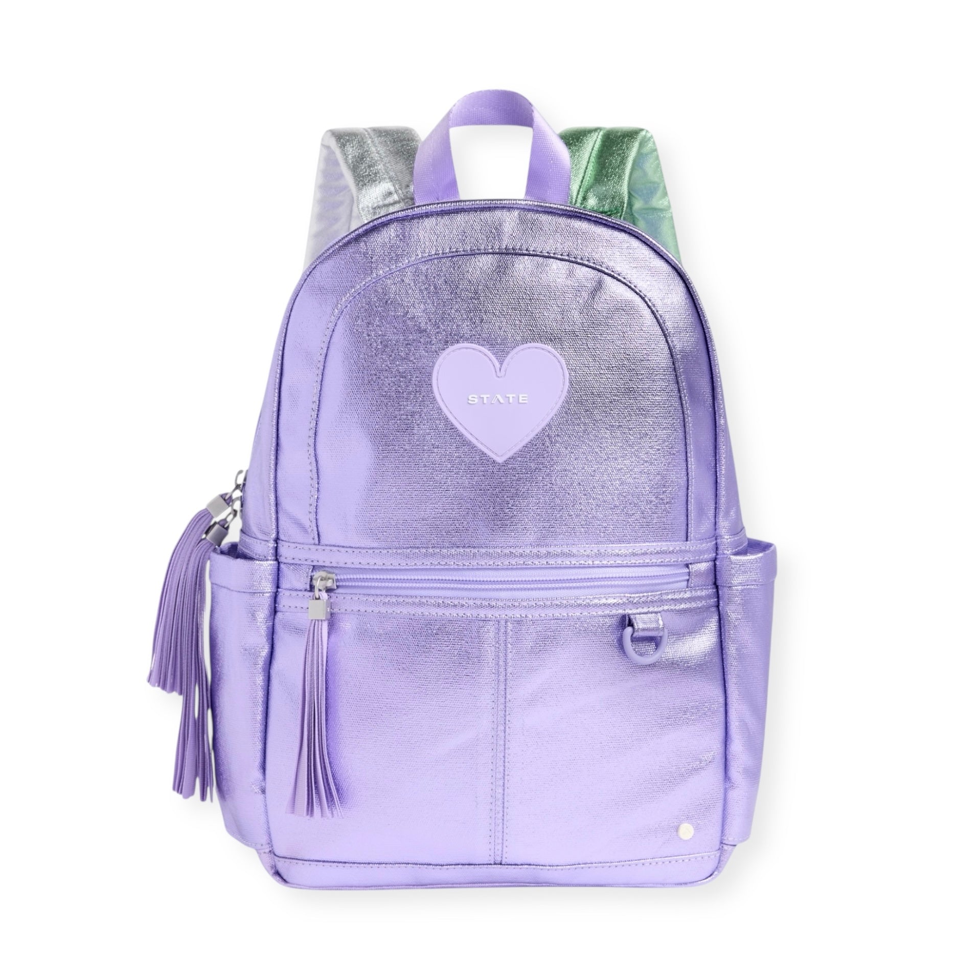 State Bags Mini Kane Backpack ~ Lilac Heart – Born Yesterday