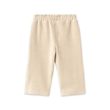 Mayoral Baby Girl Ribbed Velour Pants ~ Light Khaki