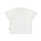 Molo Baby Dazzle Zip Sweatshirt, Enzo Tee & Simms Shorts Set ~ Stream/Daylight White