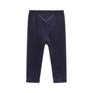 Mayoral Baby Girl Basic Velvet Leggings ~ Navy