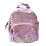 Bari Lynn Fun Charm Link Mini Backpack ~ Pink