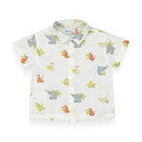 Mayoral Baby Boy Printed s/s Shirt ~ Animals/White