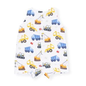 Angel Dear Sleeveless Muslin Shortie Romper ~ Cool Construction