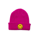 Petite Hailey Yellow Smiley Beanie