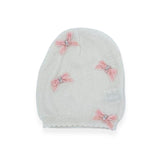 Bari Lynn Baby Knit Hat w/ Crystallized Velvet Bows