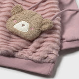 Mayoral Baby Girl Faux Fur Dress w/ Bear Bag ~ Crystal