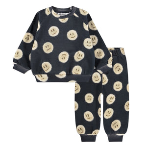 Molo Baby Disc Sweatshirt & Simeon Sweatpants Set ~ Soft Smiles