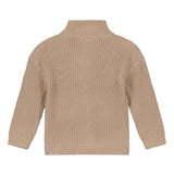 Babyface Boys Half Zip Knit Pullover ~ Camel