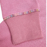 Appaman Girls Vanna Rib Knit Half Zip Sweater & Pants Set 7-12 ~ Dusty Pink