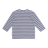 Huxbaby Sitting Hux l/s Top & Denim Pocket Pants Set ~ Ink Stripe/Denim Indigo