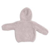 Angel Dear Ribbed Chenille Zip Hoodie ~ Stone