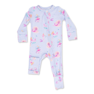 Angel Dear 2 Way Zipper Convertible Romper ~ Mermaid Princesses