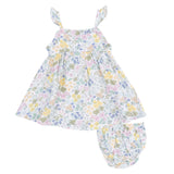 Angel Dear Ruffle Sundress w/ Bloomer ~ Samantha Floral