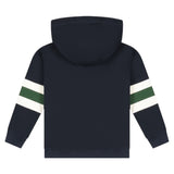 Babyface Boys Striped Sleeve Hoodie & Sweatpants Set ~ Navy