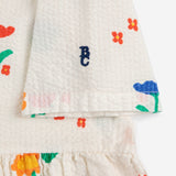 Bobo Choses Baby Garden Party Woven Dress ~ Off White Multi