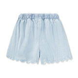 Molo Addie Shorts ~ Washed Chambray