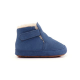 Old Soles Apres Bub Fur Lined Bootie ~ Indigo Suede