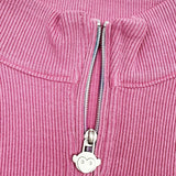 Appaman Girls Vanna Rib Knit Half Zip Sweater & Pants Set 7-12 ~ Dusty Pink