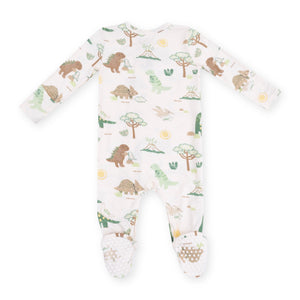 Angel Dear 2 Way Zipper Footie ~ Baby Love Dinos