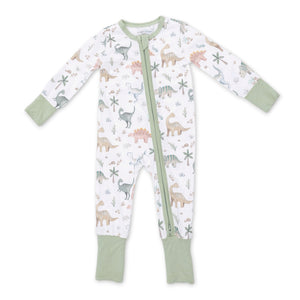 Angel Dear 2 Way Zipper Convertible Romper ~ Sweet Baby Dinos