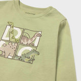 Mayoral Baby Boy Dinos l/s T-Shirt ~ Oregano