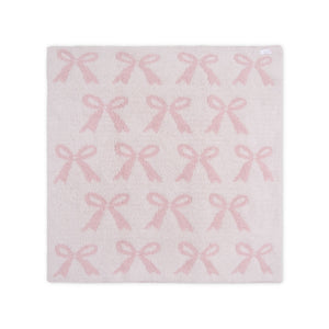 Angel Dear Chenille Blanket ~ Blush Bows