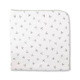 Little Unicorn Organic Cotton Muslin Quilt ~ Pewter Planes