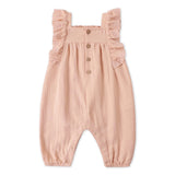 Quincy Mae Nova Gauze Romper ~ Melon