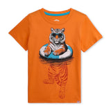 Appaman Boys Tiger Graphic s/s Tee ~ Tangerine