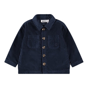 Molo Baby Honors Jacket, Emore Henley & Solomi Pants Set ~ Total Eclipse/Infinity Noise