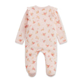 Magnetic Me Velour Footie ~ Floral